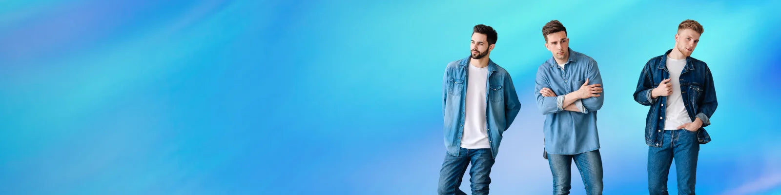 Men’s fashion banner showing stylish clothing, shoes, and accessories including shirts, sneakers, and jackets from Himpall.
