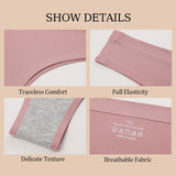 3pcs Seamless Brazilian Panties Ice Silk Low Waist Sexy Underwear