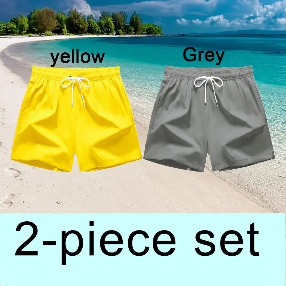 Men's Board Shorts Quick Dry Breathable Swim Trunks for Surfing