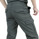 Men's Tactical Cargo Pants Lightweight Waterproof Hiking Trousers
