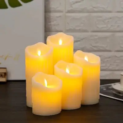 LED Simulation Electronic Candle Light Decorative Home Accent - M 7 5 12 5cm g009b