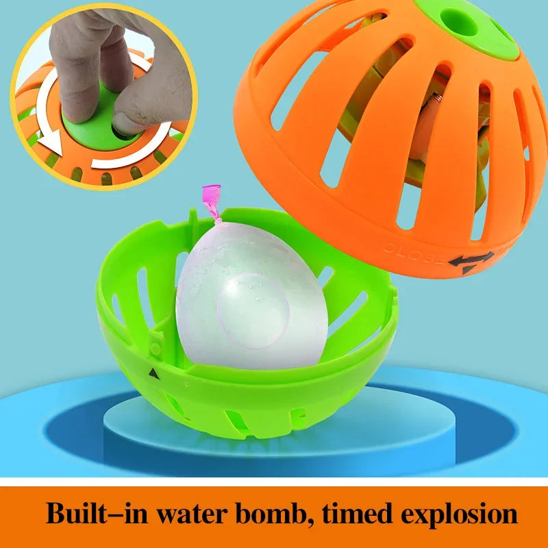 Slow Soak Timer Water Bombs 30 Pack Soft Splash Balloons for Pool Games