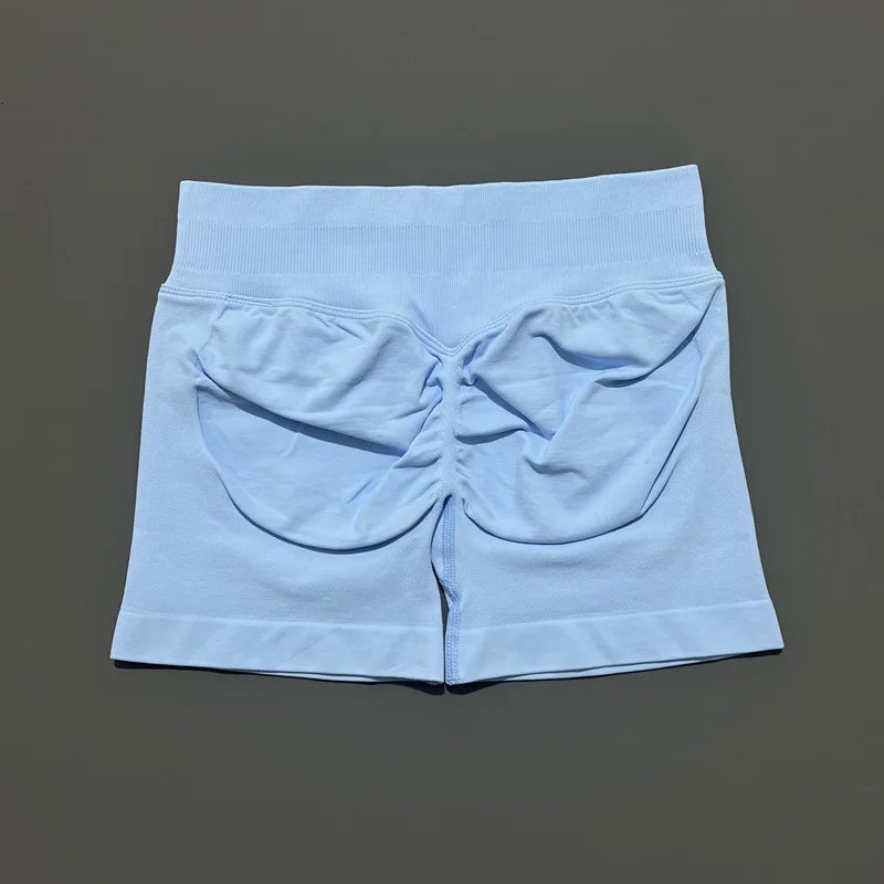 HISTELLO Seamless Yoga Shorts Small Polyamide Butt Lifting Activewear