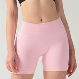 Pilates Peach Hips Knit Shorts Medium Size High Stretch Fitness