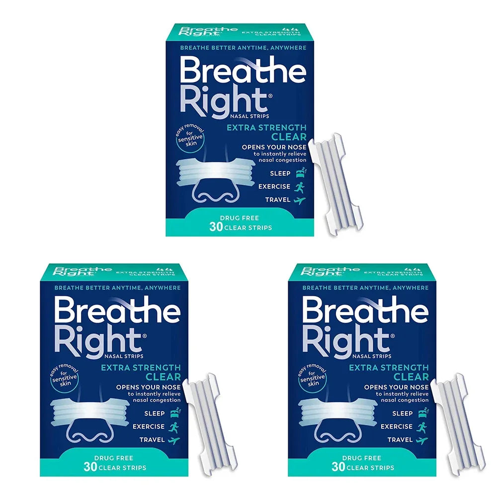 Extra Strength Sport Nasal Strip Sleep Aid – Breathable Anti Snoring