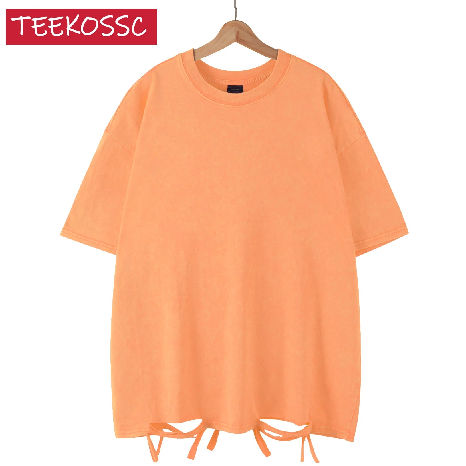 Retro Heavyweight Cotton Oversized T-Shirt Trendy Streetwear Style