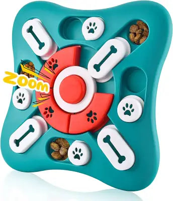 Dog Puzzle Toys and Interactive Treat Dispenser for Training - Green-Red / CHINA / M