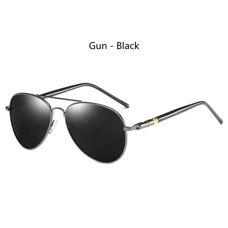 Luxury Pilot Eyewear Metal UV400 Protection Fashion Driving Sunglasses