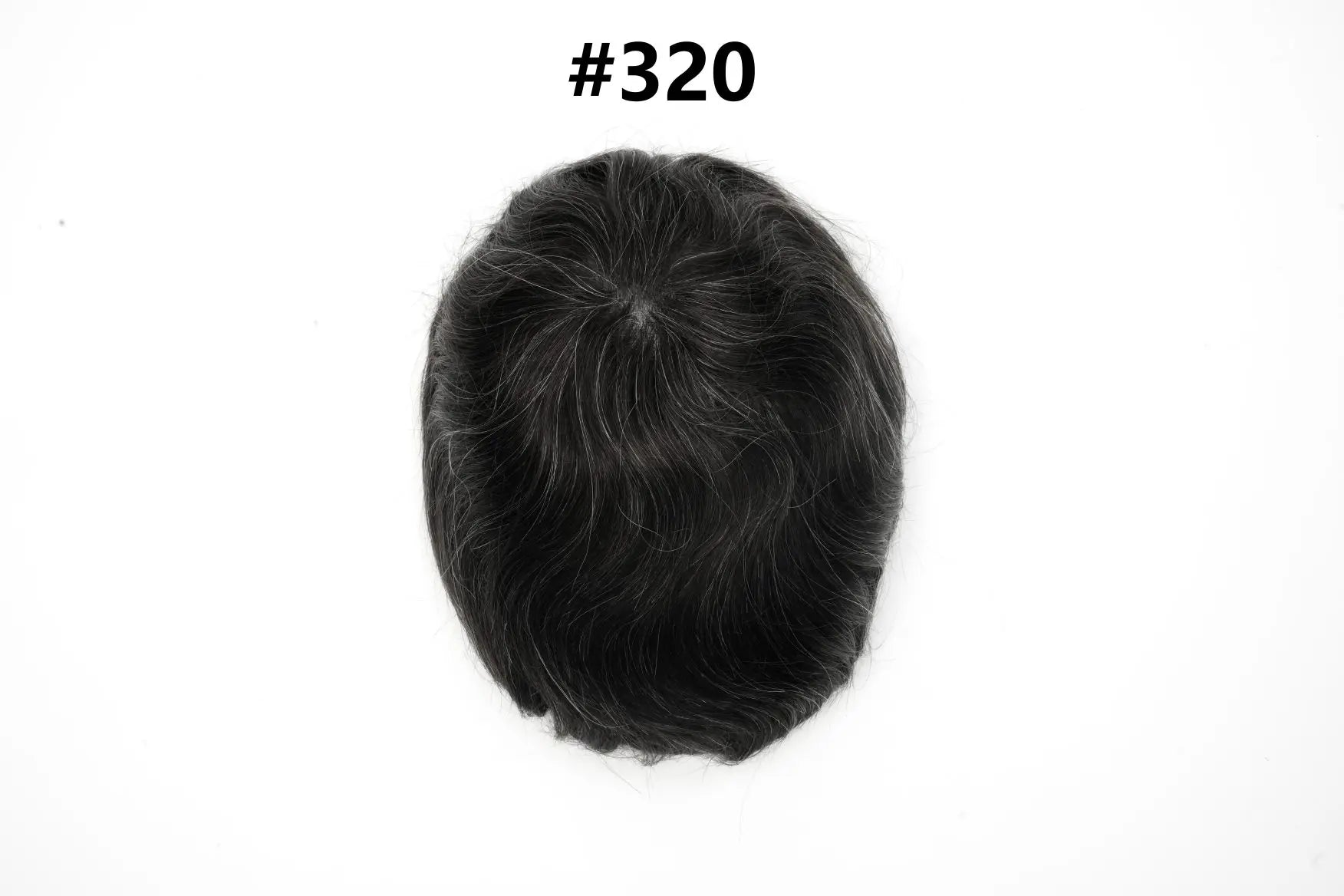 Mens Toupee Human Hair Piece Thin Skin V Loop Natural Hairline