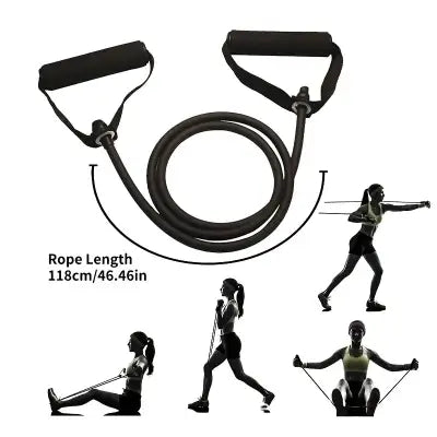 Home Resistance Bands with Handles for Strength Training and Fitness