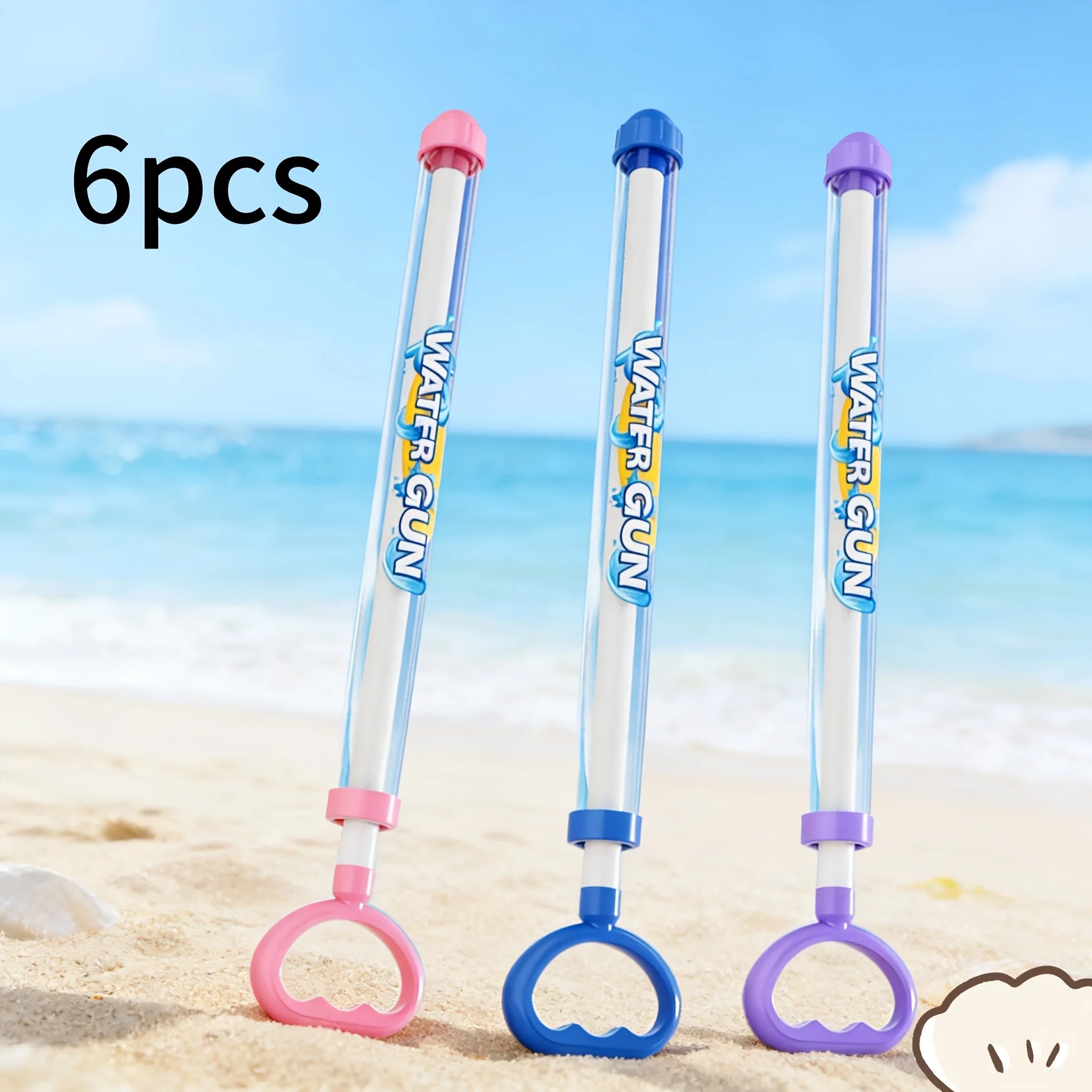 Fireworks Spray Water Pull-Back Toy Gun Summer Outdoor Splash Games