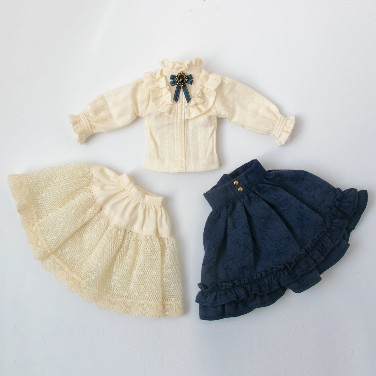 Blythe Clothes Vintage Lace Maid Set for YMY OB22 Doll Accessories