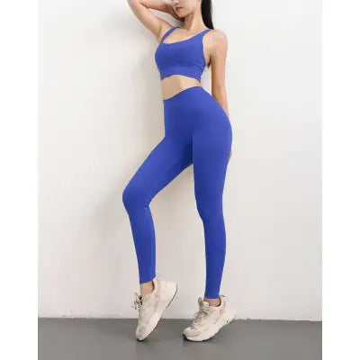 Seamless High-Waist Sports Leggings for Stylish Gym Fashion