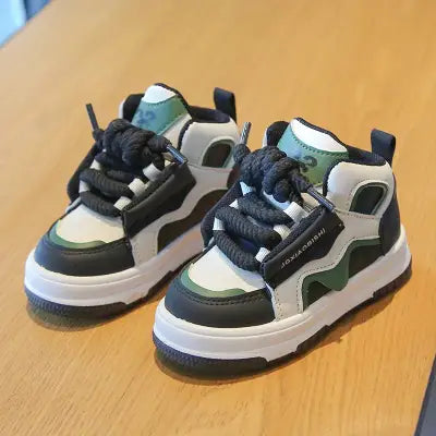 Children’s Spring Autumn Boy’s Casual Trend Board High Top Sneakers