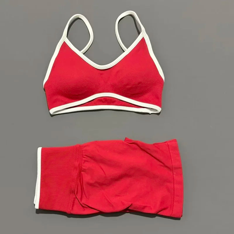 Women Ignite Sculpt Elastic Yoga Bra Set Sculpting Fitness Suit