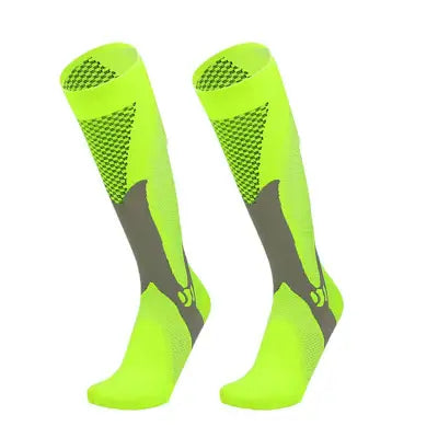 Compression Sport Socks for Varicose Veins Medical Nursing Stockings - YSZ02-Green / L-XL EU 41-45