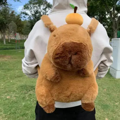 Capybara Plush Backpack Kawaii Mini Shoulder Bag for Kids and Girlfriends