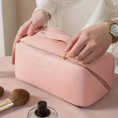 Luxury Toiletry Bag and Makeup Organizer Kit for Travel