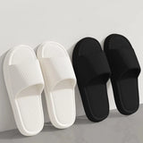 Concise EVA Slippers Soft Unisex Sandals for Non-slip Bathroom Use