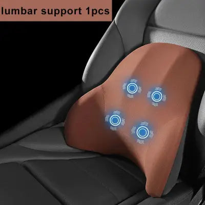 LIVIAUTOLIFE Electric Lumbar Support and Vibration Massage Neck Cushion - lumbar support 1 1