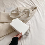 Retro Camera Crossbody Bag PU Leather 2026 Versatile Fashion Square Bag