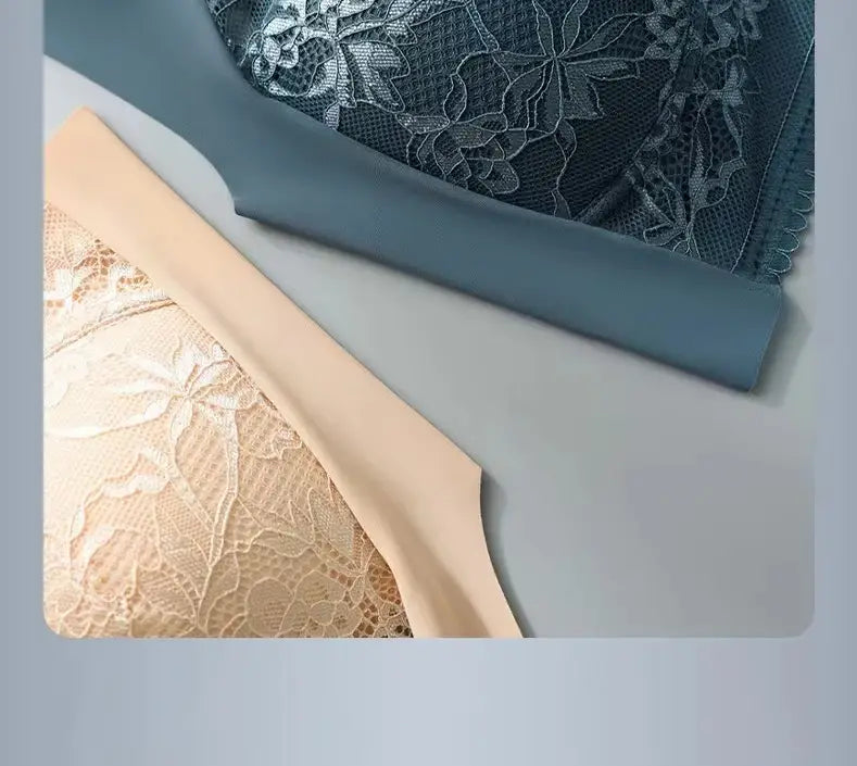 High-Quality Lace Ladies Underwear: Comfortable No Steel Fixed Cups