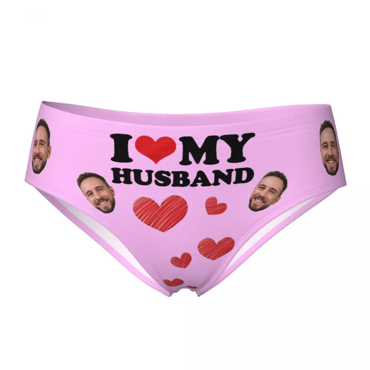 Custom Photo Briefs Panties S-4XL Breathable Personalized Gift