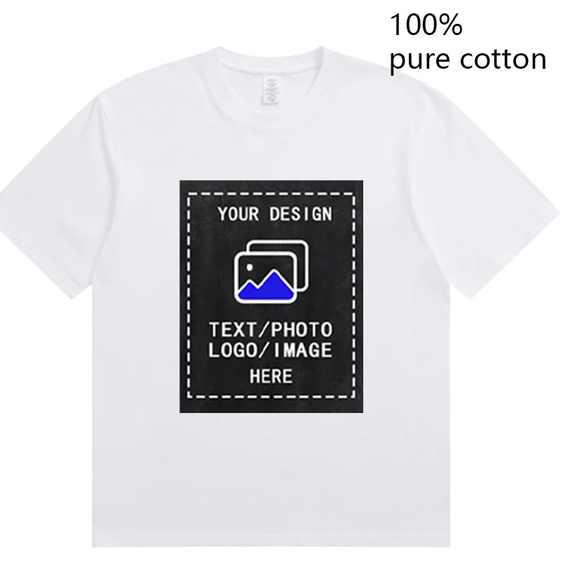 Custom Men's Cotton T-Shirts All Sizes for Team Sports and Gyms