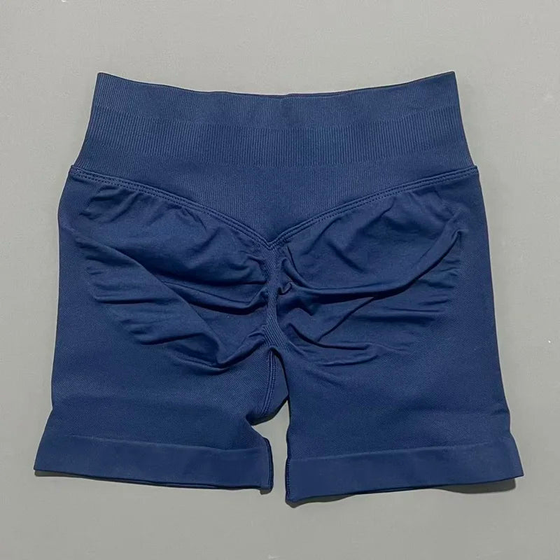 Sports Shorts Seamless 4.5" Low Waist – Scrunch Workout Fitness