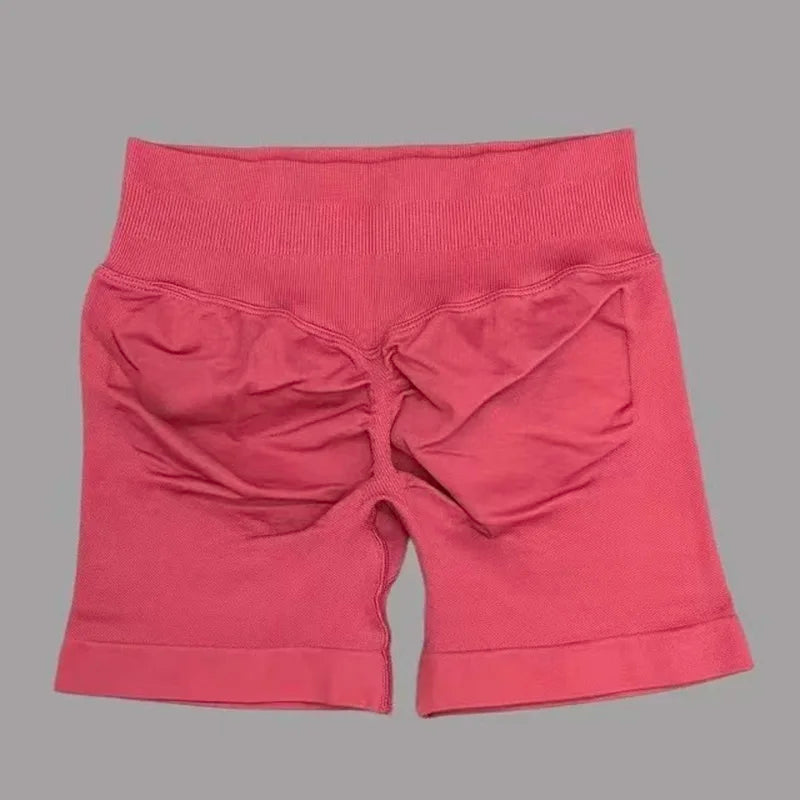Sports Shorts Seamless 4.5" Low Waist – Scrunch Workout Fitness