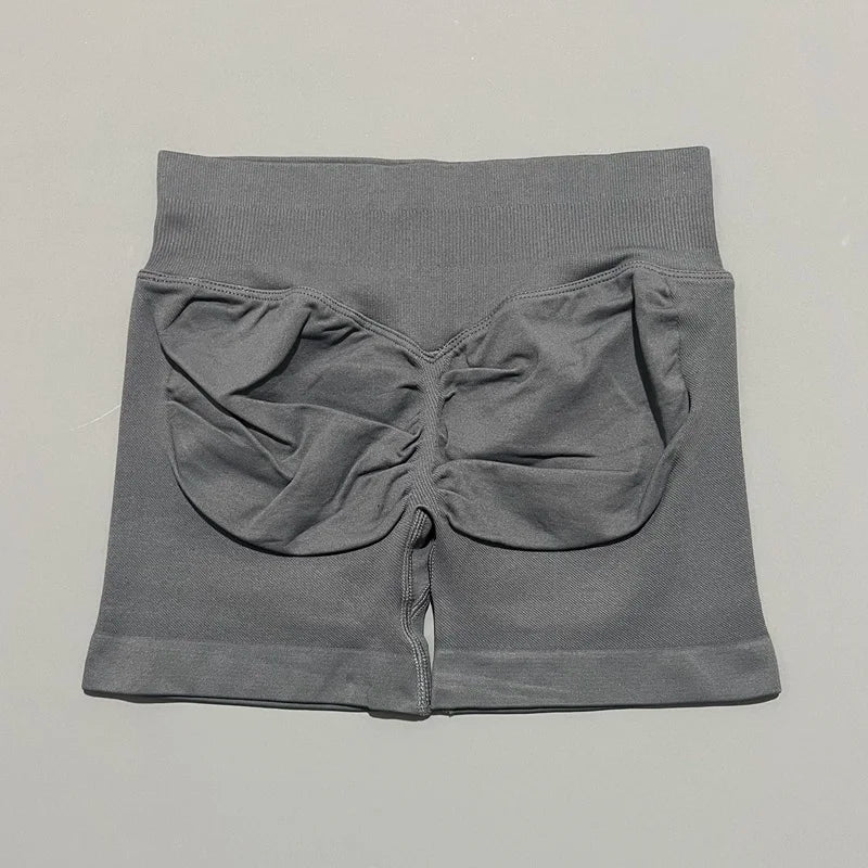 Sports Shorts Seamless 4.5" Low Waist – Scrunch Workout Fitness