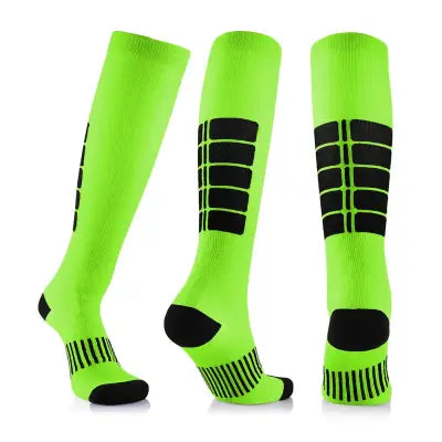 Compression Sport Socks for Varicose Veins Medical Nursing Stockings - YS1007-Green / S-M EU 35-41