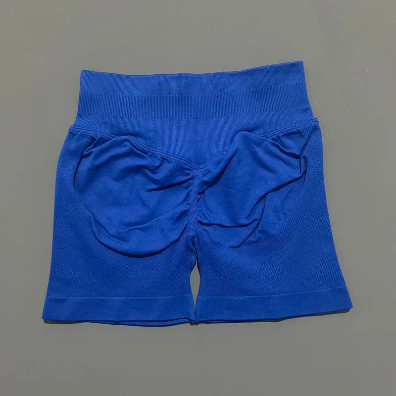 HISTELLO Seamless Yoga Shorts Small Polyamide Butt Lifting Activewear