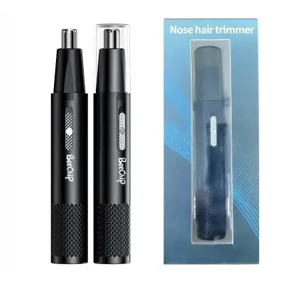 USB Rechargeable Metal Nose and Ear Hair Trimmer for Men and Women