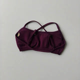 Seamless Sports Bra Shockproof Back Yoga Crop Top Fitness Style