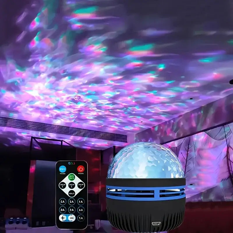 LED Starry Galaxy Projector Light with Smart Remote Control