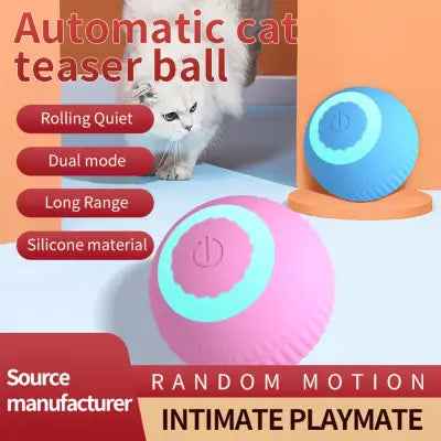 Motion Activated Hide and Seek Interactive Cat Toy Ball for Kittens