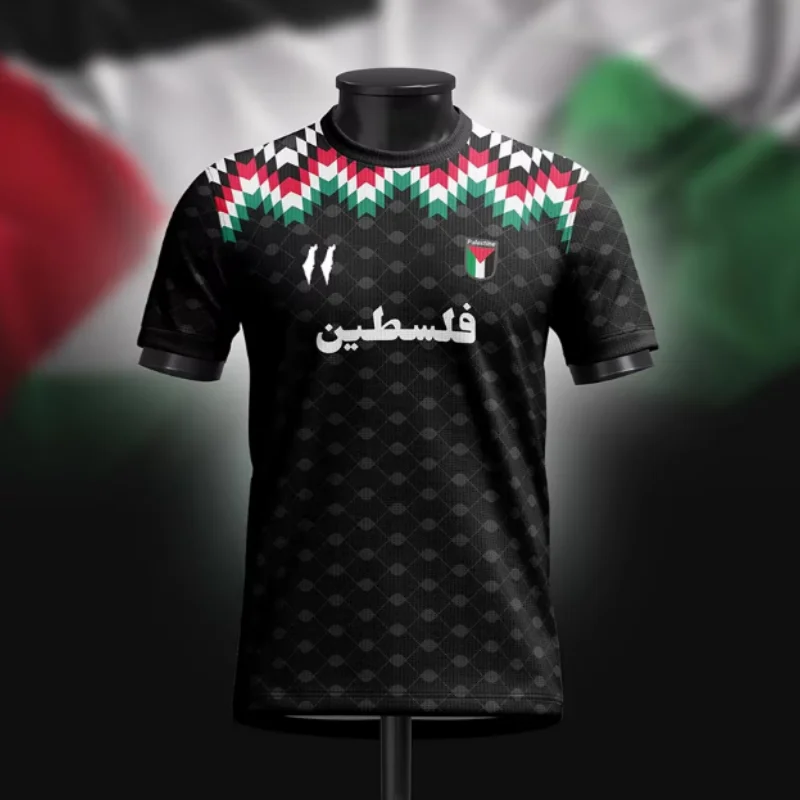 Palestine Flag 3D Printed Sports Tee Breathable Summer Fashion Top