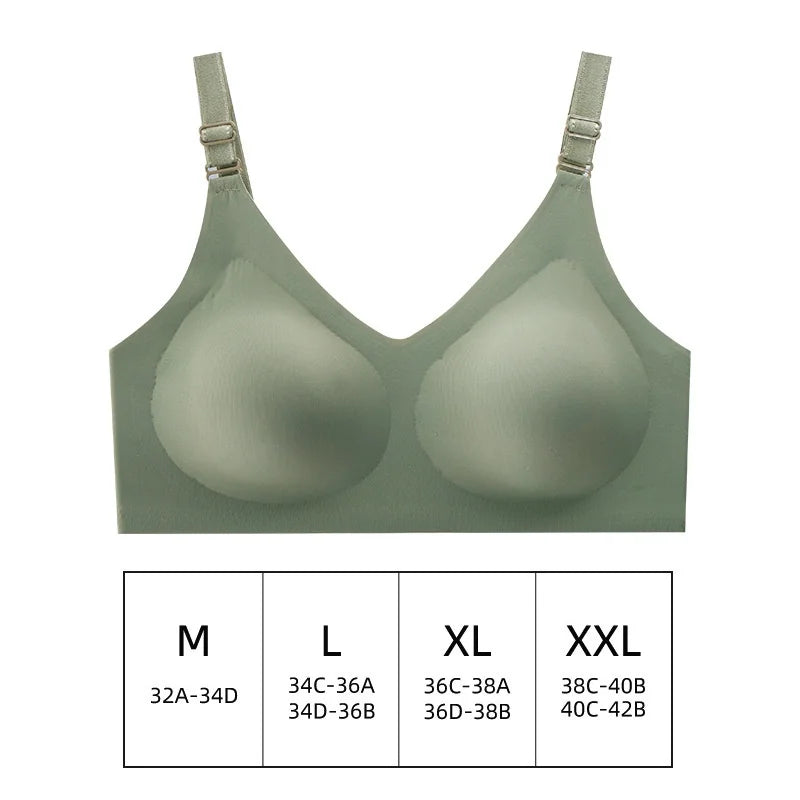 Wireless Bra Jelly Style Nylon Elastane Daily Comfort Support