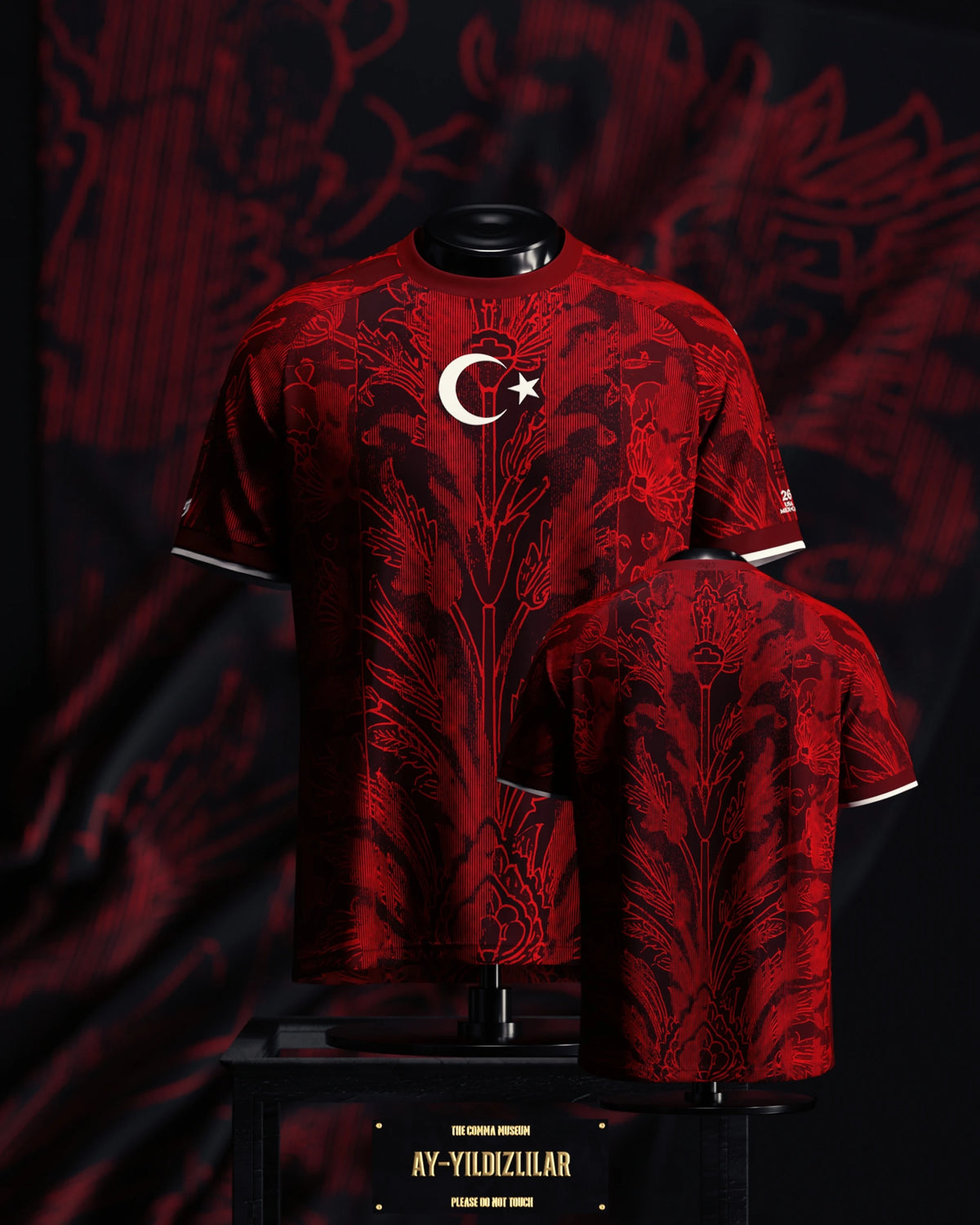 2026 Turkey Football Jersey Breathable Floral Soccer Tee