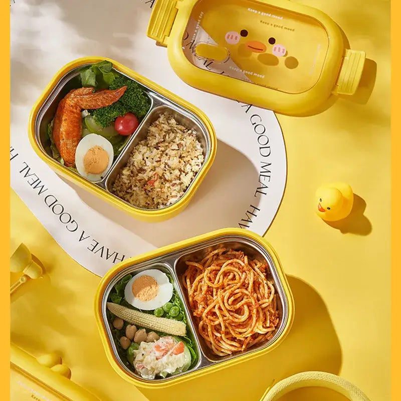 Stainless Steel Lunch Box – Durable & Leakproof Bento Box 1000ml