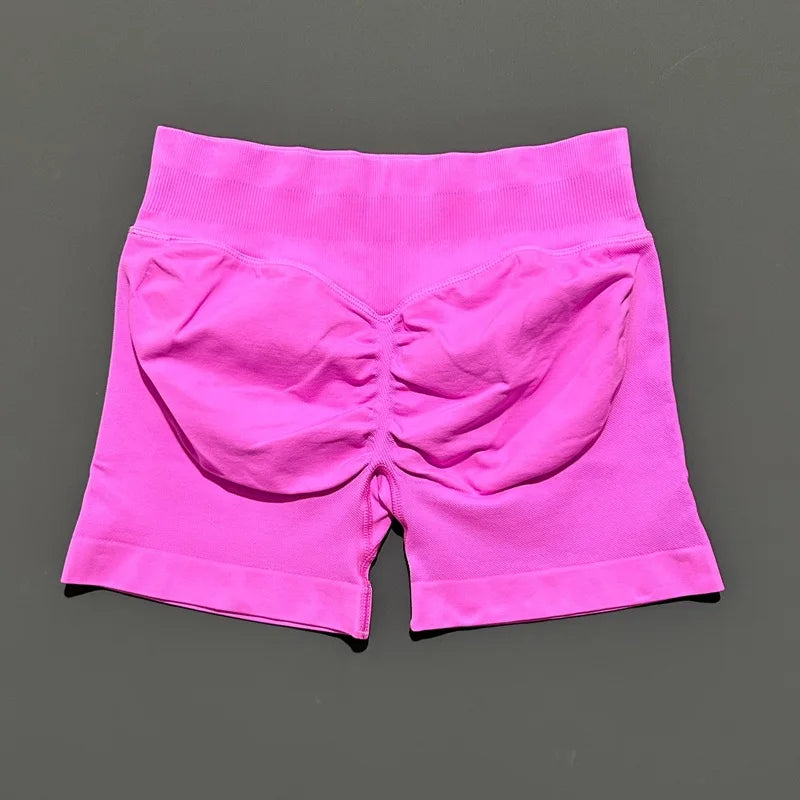Sports Shorts Seamless 4.5" Low Waist – Scrunch Workout Fitness