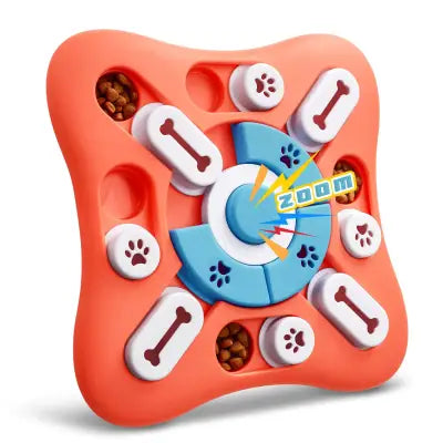 Dog Puzzle Toys and Interactive Treat Dispenser for Training