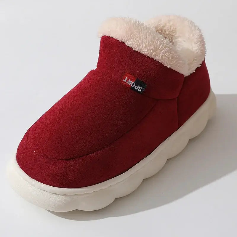 Kidmi Winter Shoes Casual Outdoor Cotton Plush Padded Slippers