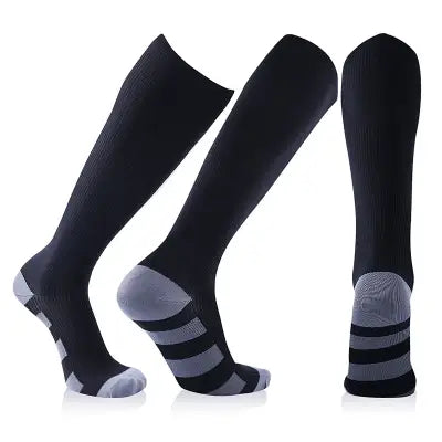 Compression Sport Socks for Varicose Veins Medical Nursing Stockings - YS102-Black / S-M EU 35-41