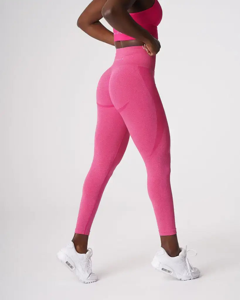 Speckled Seamless Spandex Leggings: Soft Workout Tights