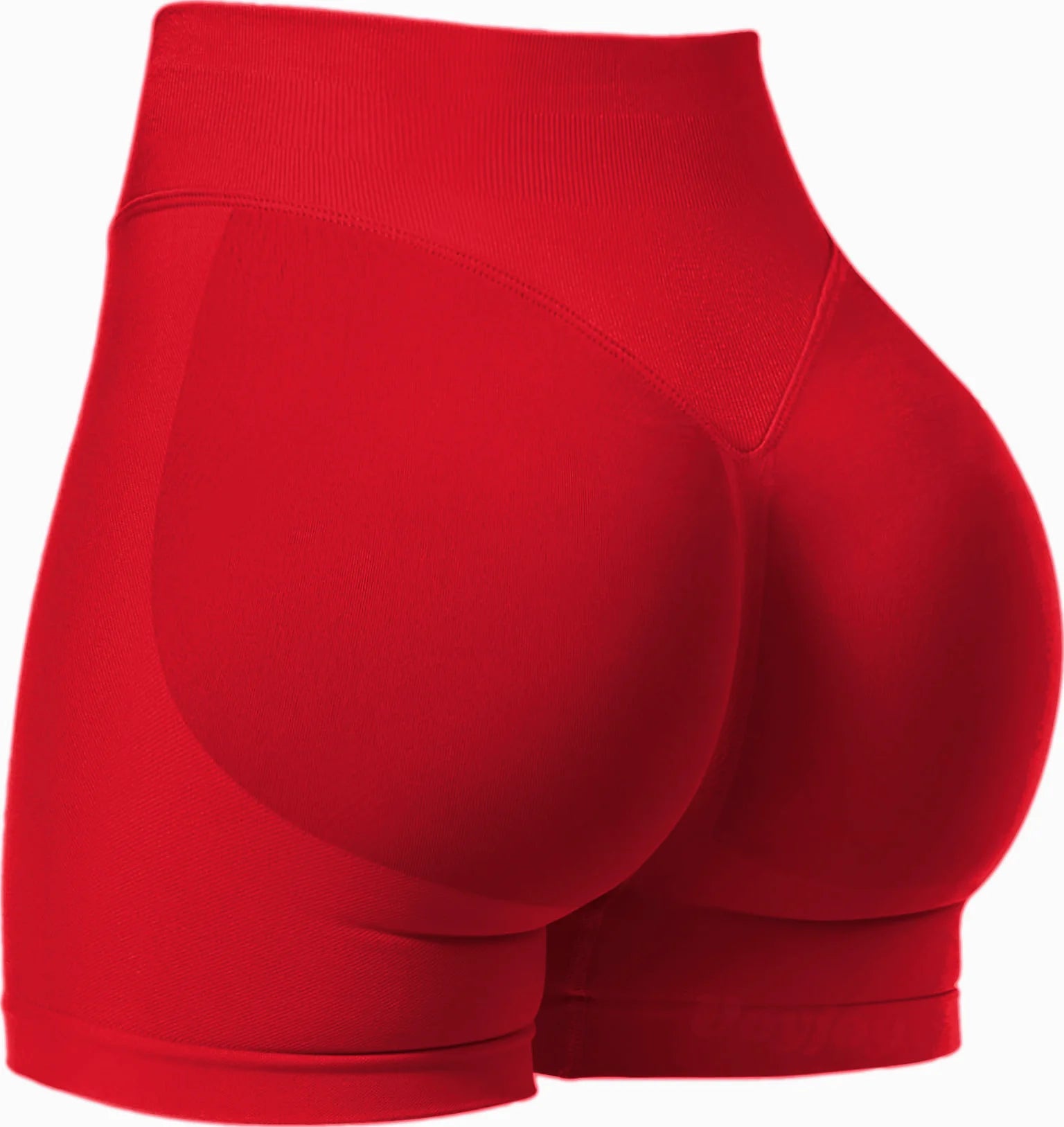 Pilates Peach Hips Knit Shorts Medium Size High Stretch Fitness