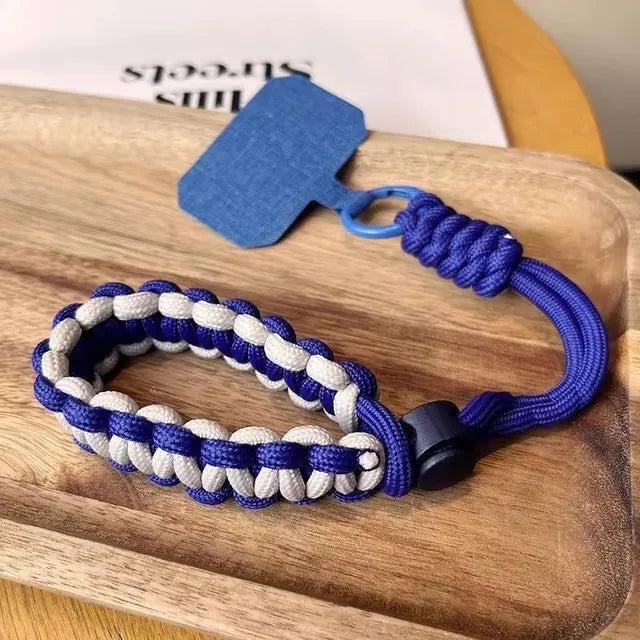 Universal Phone Lanyard Handwoven Wrist Strap Safety Rope Secure Bracelet