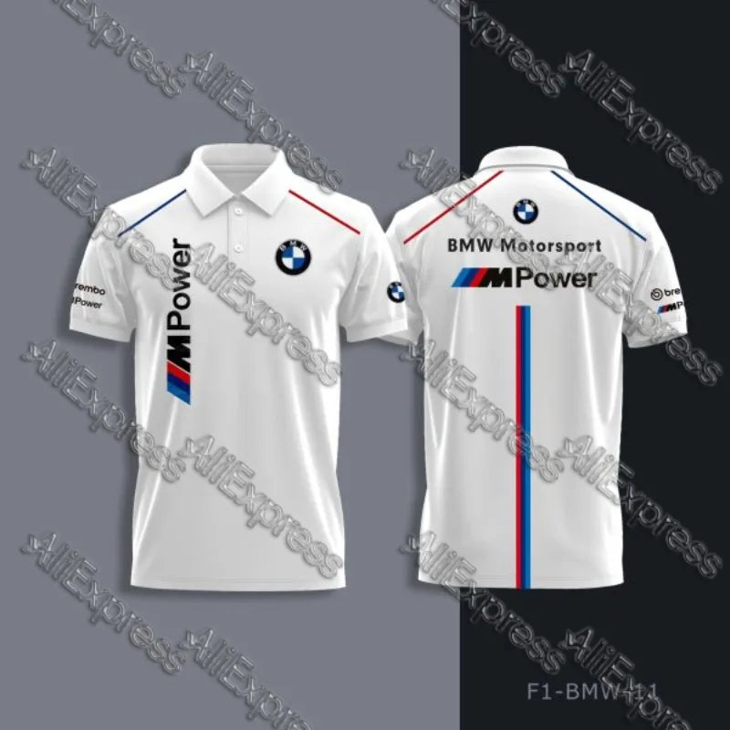 Quick Drying BMW Men’s Polo Shirt Mainland China Performance Sportswear