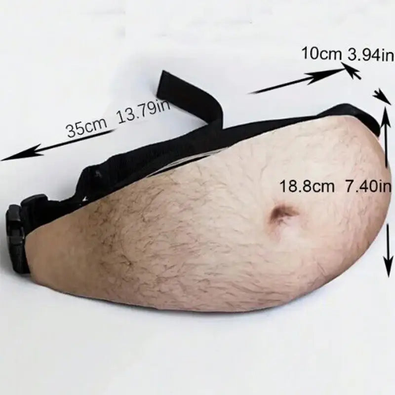 Creative Fanny Pack Featuring Pop Dad Bod Money Design